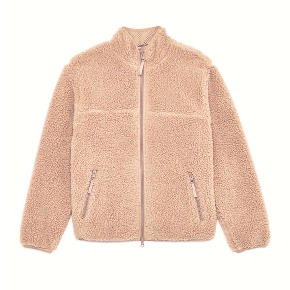 Aritzia Tna Sherpa Teddy Bear Jacket in Tan NWOT